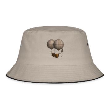 airship - Bucket Hat - khaki/black - Front