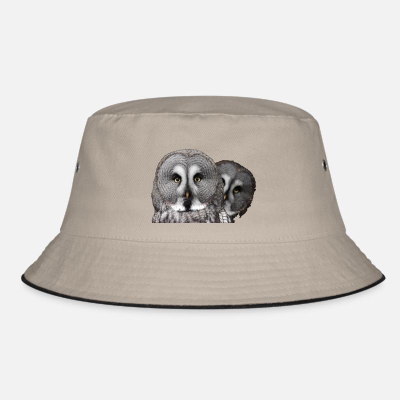 Zwei Eulenköpfe Bucket Hat