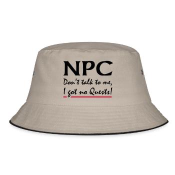 PNJ - Ne me parlez pas, je suis pas quêtes! - Bob - kaki/noir - Devant