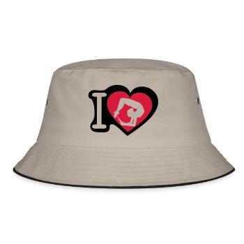 grs love coeur heart gymnastique8 - Bob - kaki/noir - Devant