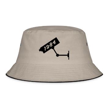 1984 - Bucket Hat - khaki/black - Front