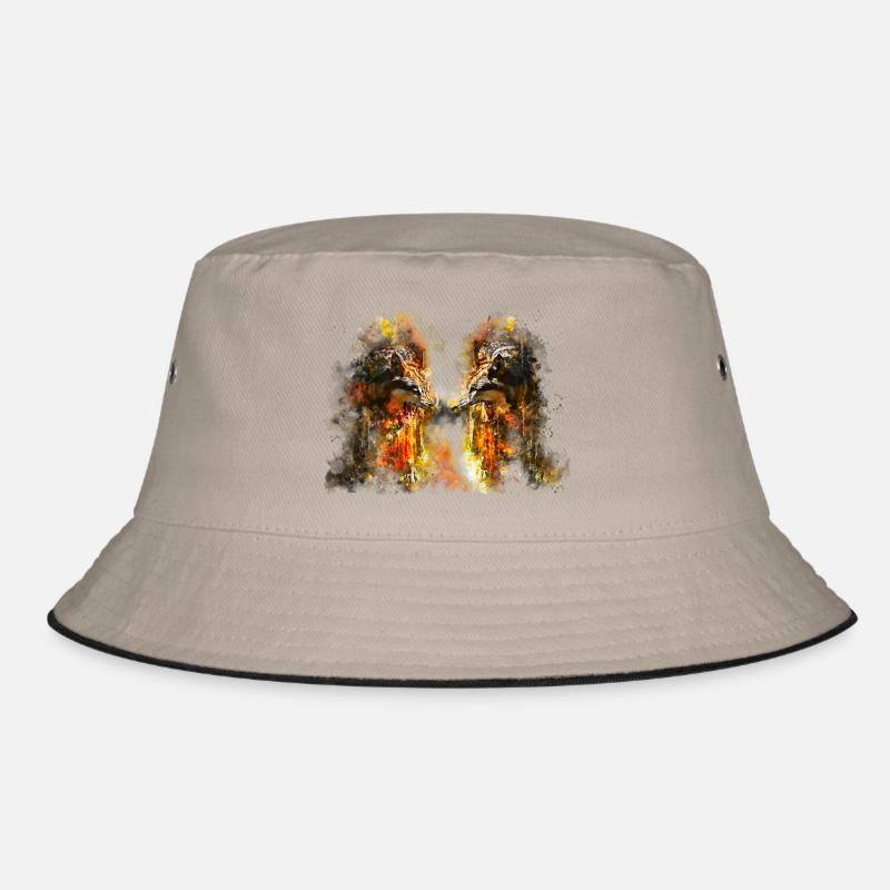 gxp woelfe hate monday splatter watercolor Bucket Hat