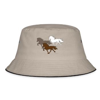 Icelandic Spirit - Bucket Hat - khaki/black - Front