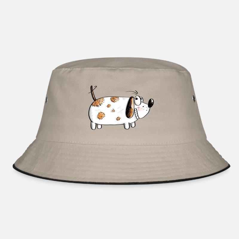 Dicker Lustiger Hund - Hunde Comic Bucket Hat