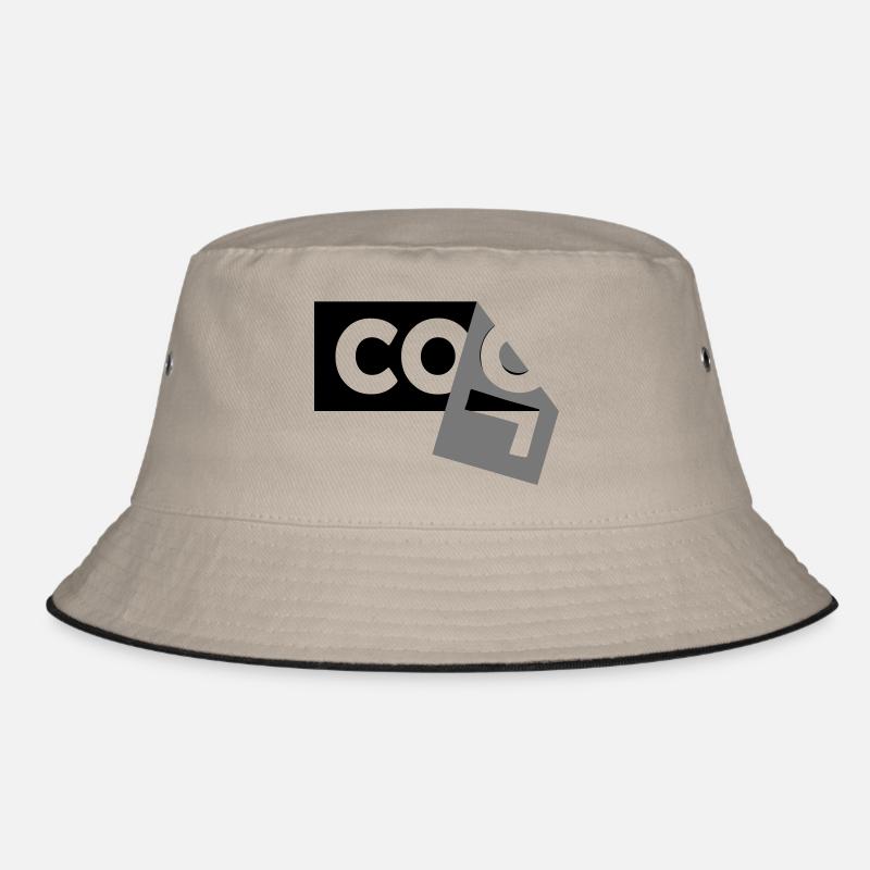 Halb abgerissenes Design Bucket Hat