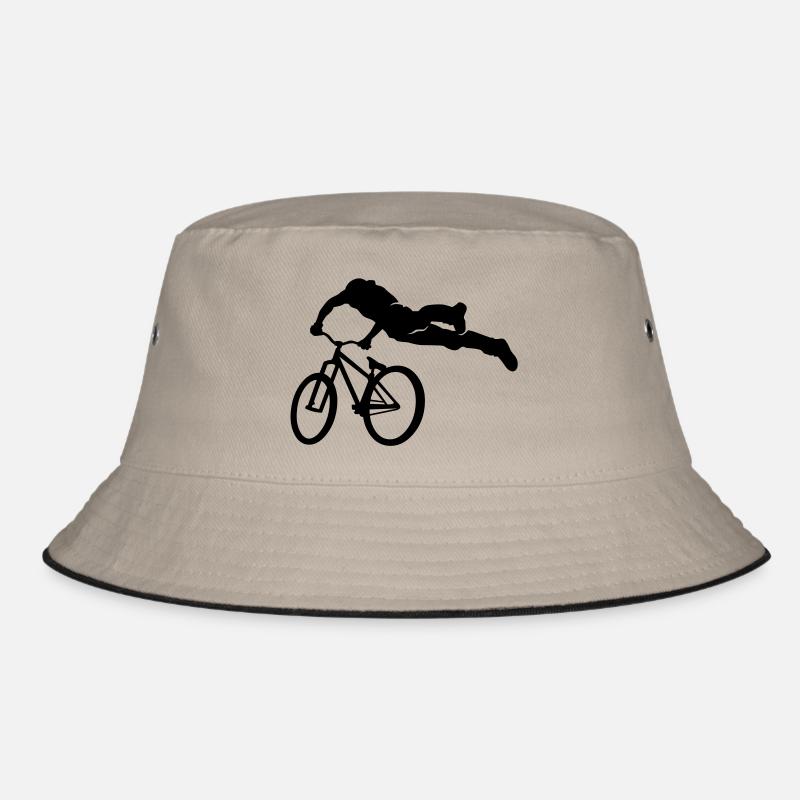 masterfitness_biker_freestyle - Bucket Hat - Khaki/Schwarz