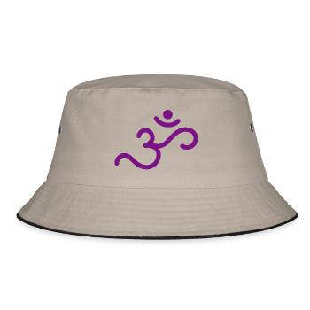 Om 15 - Bucket Hat - khaki/black - Front