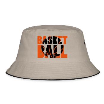 Basketball - Bucket Hat - khaki/black - Front
