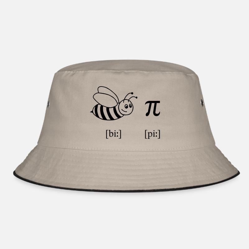 Bee Pi - Bucket Hat - Khaki/Schwarz