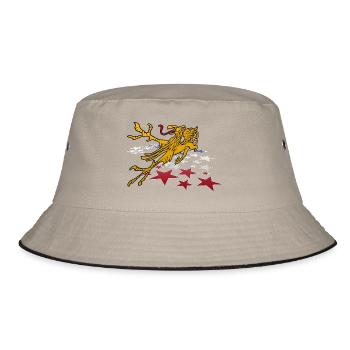 Rostocker Greif 3D - Bucket Hat - khaki/black - Front