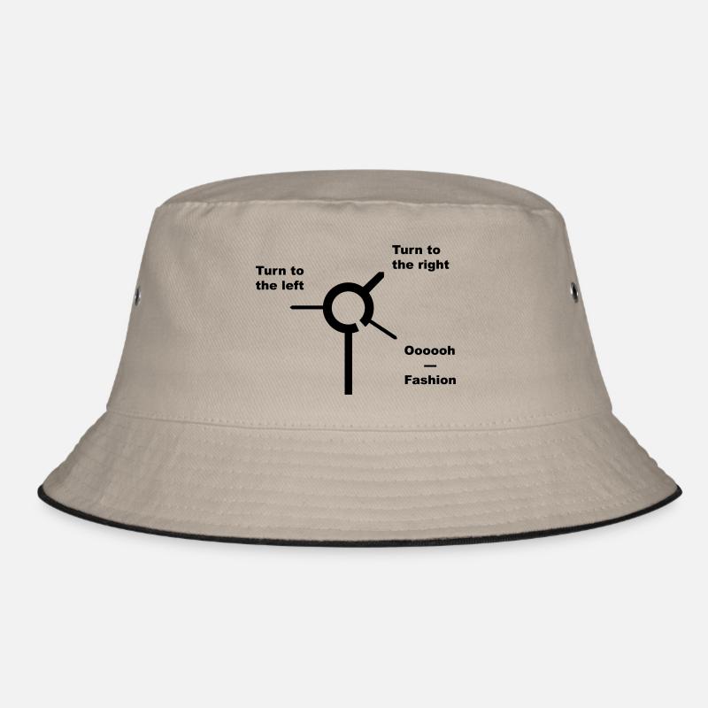 Bowies Roundabout - Bucket Hat - Khaki/Schwarz