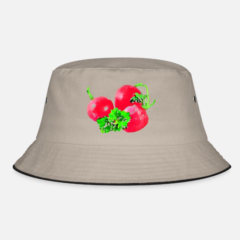 radieschen gemüse speise Bucket Hat