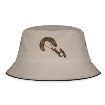 Rost Kitesurfing - Bucket Hat - Khaki/Schwarz - Vorne