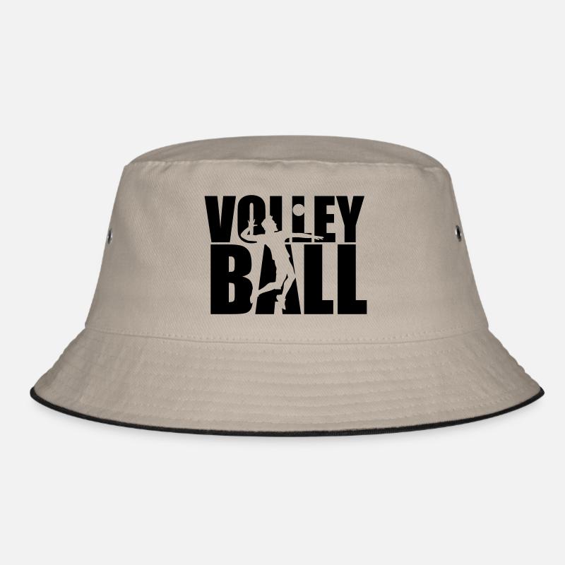 text mann junge sprung aufschlag silhouette schatt Bucket Hat