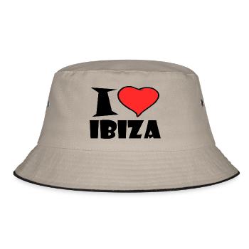 Ibiza - Bucket Hat - khaki/black - Front