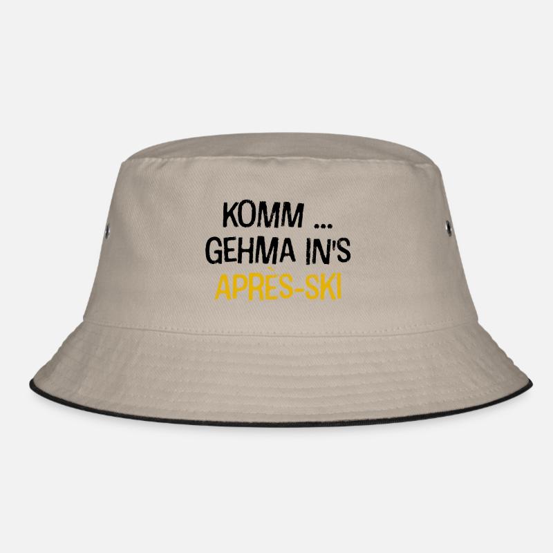 Après-Ski - Bucket Hat - Khaki/Schwarz
