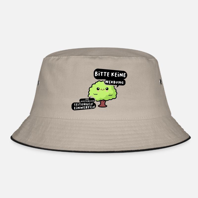 Briefkasten Aufkleber Bitte keine Werbung Zeitung Bucket Hat
