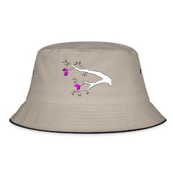 Bud - Bucket Hat - khaki/black - Front