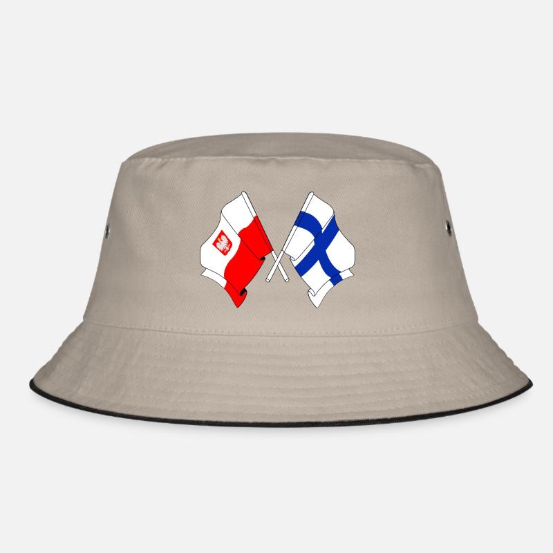 Drapeau de la Pologne et drapeau de la Finlande Bob