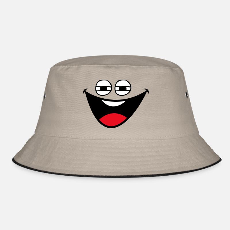 lachender Smily Bucket Hat
