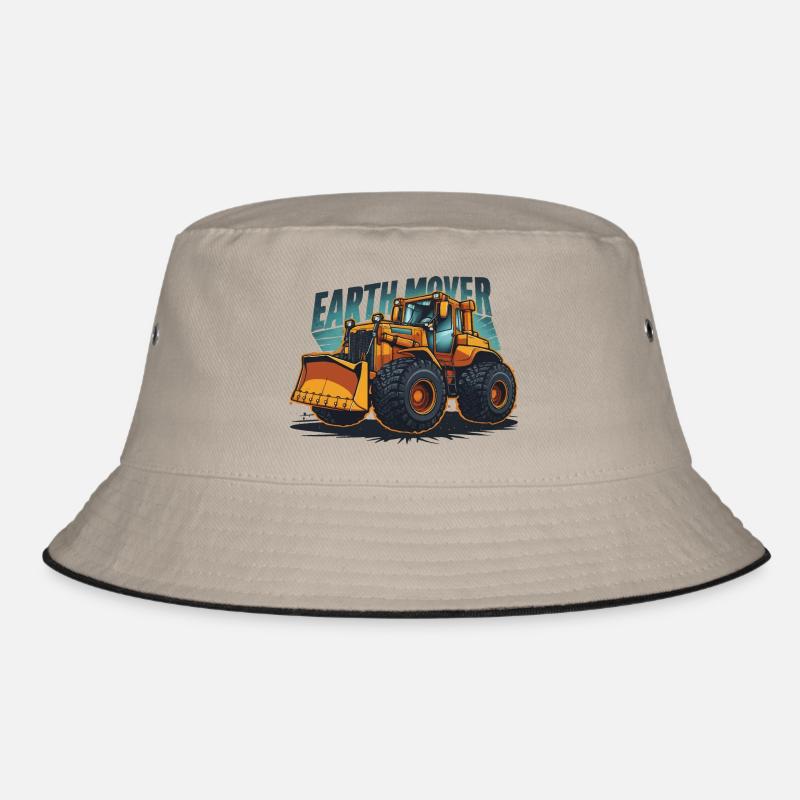 BULLDOZER, EARTH MOVER Bucket Hat