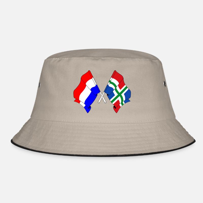 Flag Netherlands, Groningen Bucket Hat
