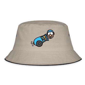 The Cannon - Bucket Hat - khaki/black - Front