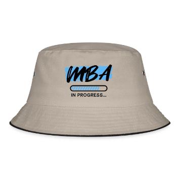 MBA In progress - Bucket Hat - khaki/black - Front