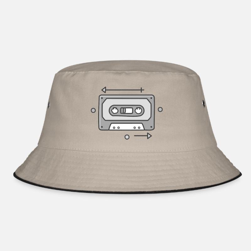 MIXTAPE III - Bucket Hat - Khaki/Schwarz