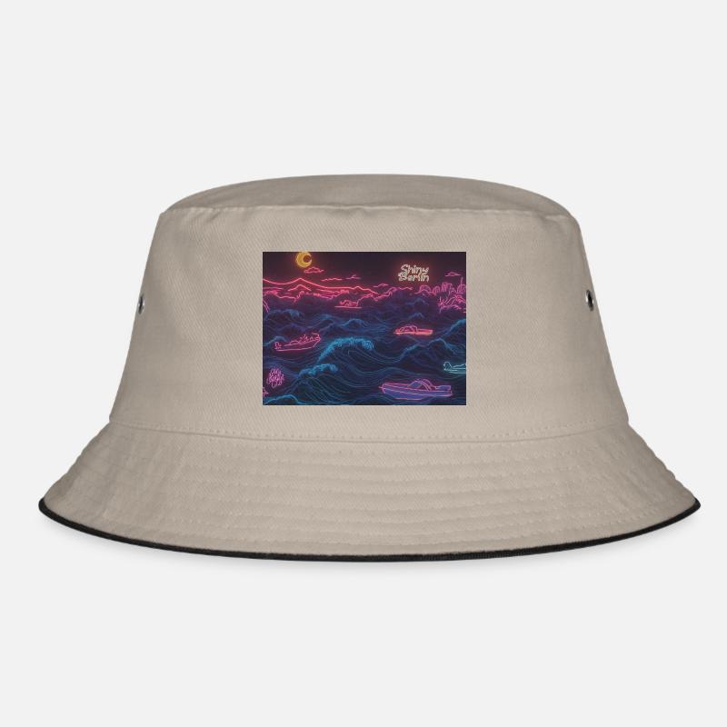 Neon waves Bucket Hat