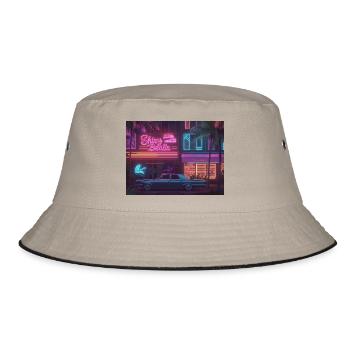 Shiny Ocean drive - Bucket Hat - khaki/black - Front