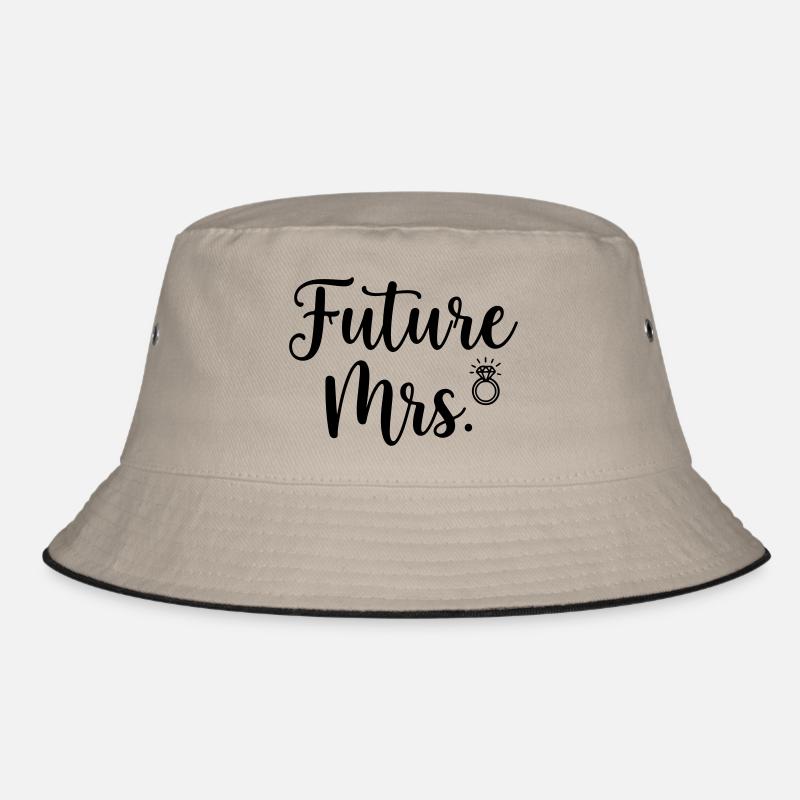 Zukünftige Mrs. Ring Brautdesign Bucket Hat
