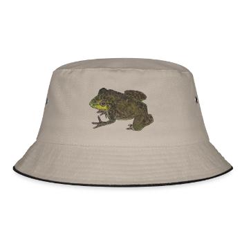 Leap into the new - Bucket Hat - khaki/black - Front