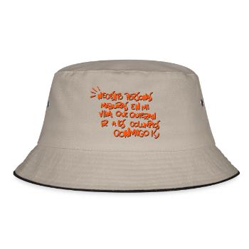NEED - Bucket Hat - khaki/black - Front