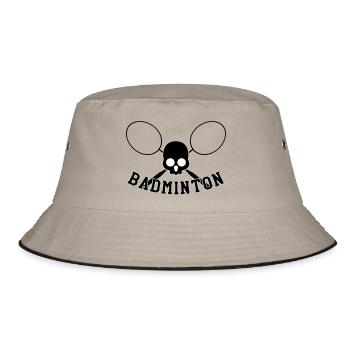 Badminton - Sport - Raquette - Bob - kaki/noir - Devant