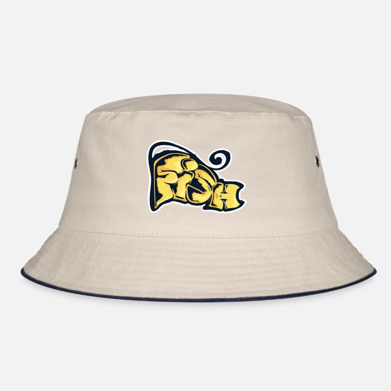 Fisch, ein gezogenes Wort Bucket Hat