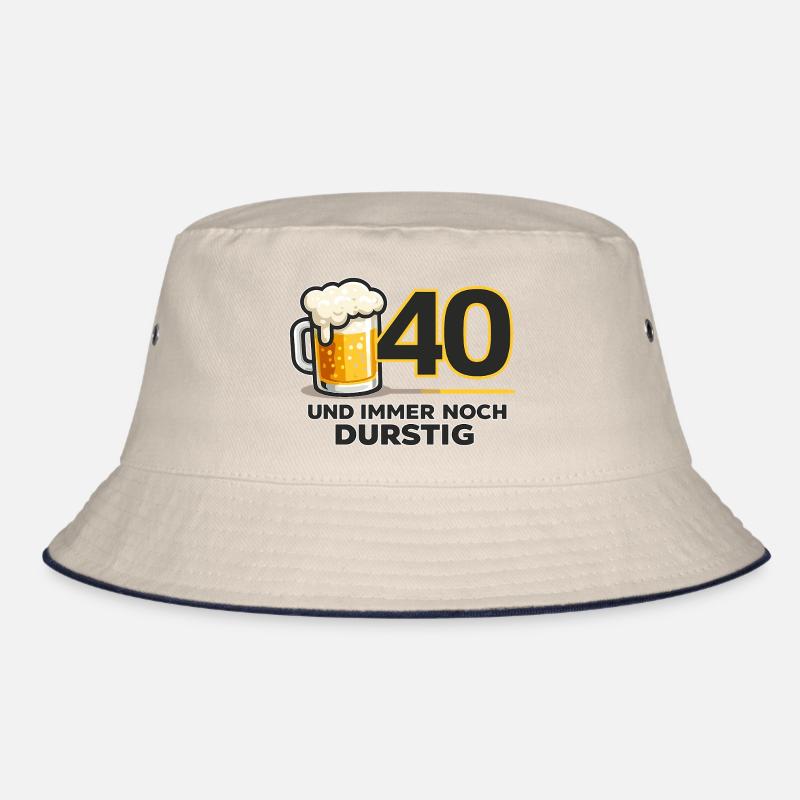 40. Geburtstag: Durstiger Humor Bucket Hat