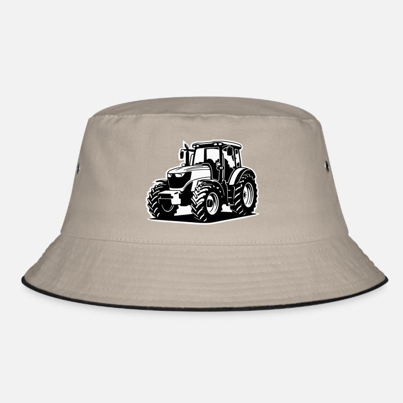 Tractor / Tractor / Tractor (2-color) Bucket Hat