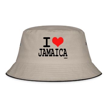 i love jamaica by wam - Bob - kaki/noir - Devant