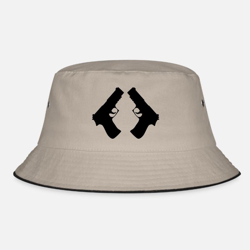 gun 2 mal6 Bucket Hat