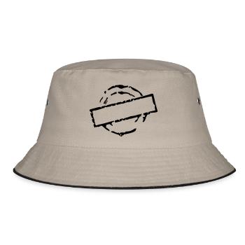 stemp_vec_1 en - Bucket Hat - khaki/black - Front