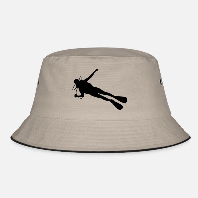 scuba diver Bucket Hat