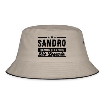 Man Myth Legend Sandro - Bucket Hat - khaki/black - Front