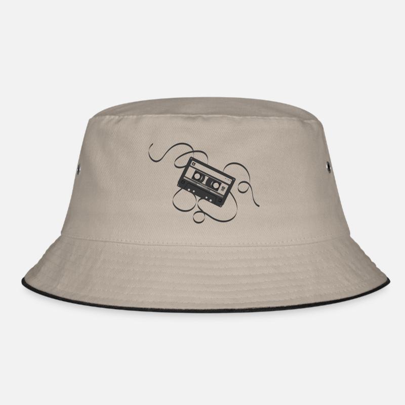 Compact Cassette Bucket Hat