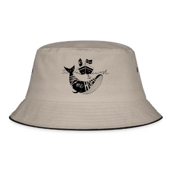 Take me home - Bucket Hat - khaki/black - Front