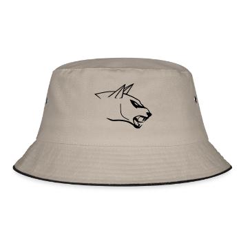 FrizErIs Merch Shop - Bucket Hat - Khaki/Schwarz - Vorne