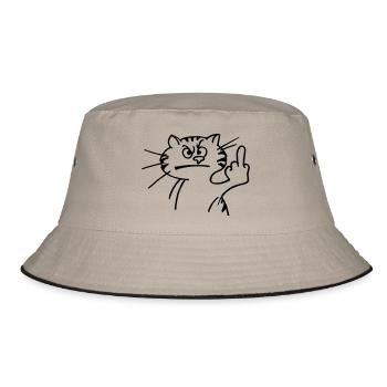 Chat vulgaire - Bob - kaki/noir - Devant