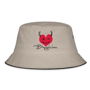bengelchen - Bucket Hat - Khaki/Schwarz - Vorne