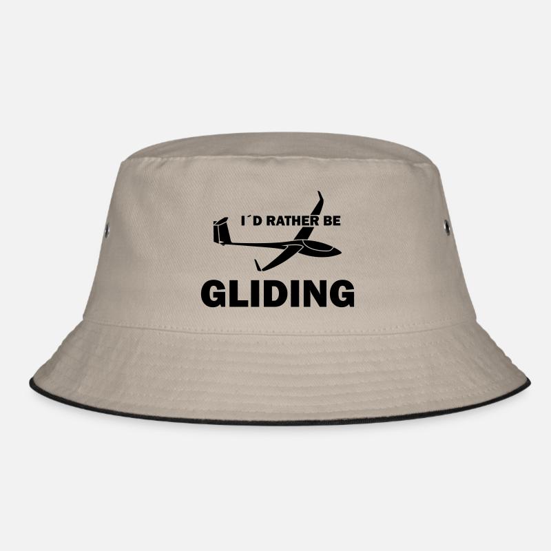 Ich bin Segelfliegen gleiten Geschenk Pilot Bucket Hat