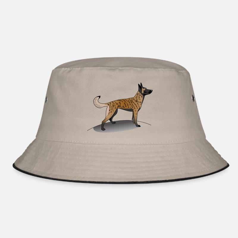 Gestromter holländischer Schäferhund Bucket Hat